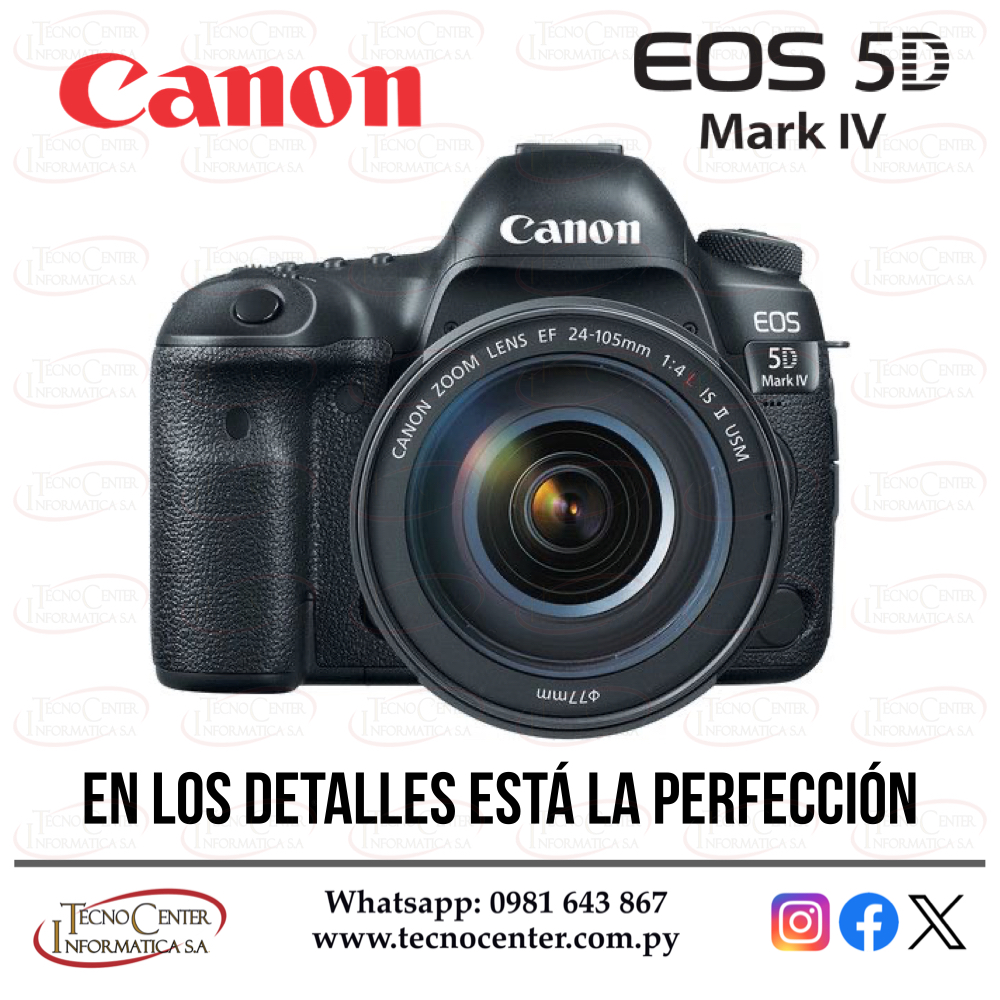 Cámara Canon EOS 5D Mark IV Kit 24-105mm.